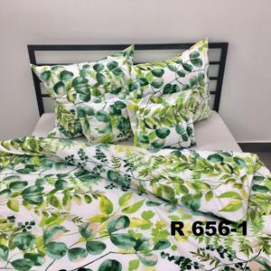 POŚCIEL BAWEŁNA D’LUX 160×200 POLSKA POŚCIEL 656-1 LAS NA BIAŁYM