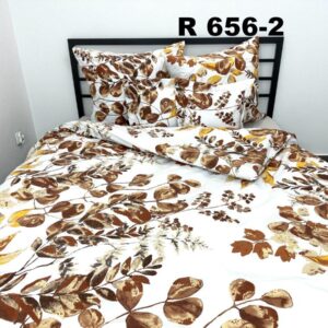 POŚCIEL BAWEŁNA D’LUX 160×200 POLSKA POŚCIEL 656-2 LAS NA BRĄZIE